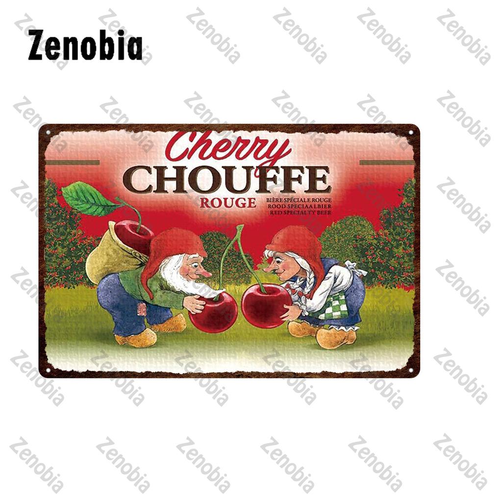 Beer Metal Sign Poster Wine Plate Vintage Plaque La Chouffe Metal Poster Wall Stickers Decorative Tin Platesign Bar Pub Decor