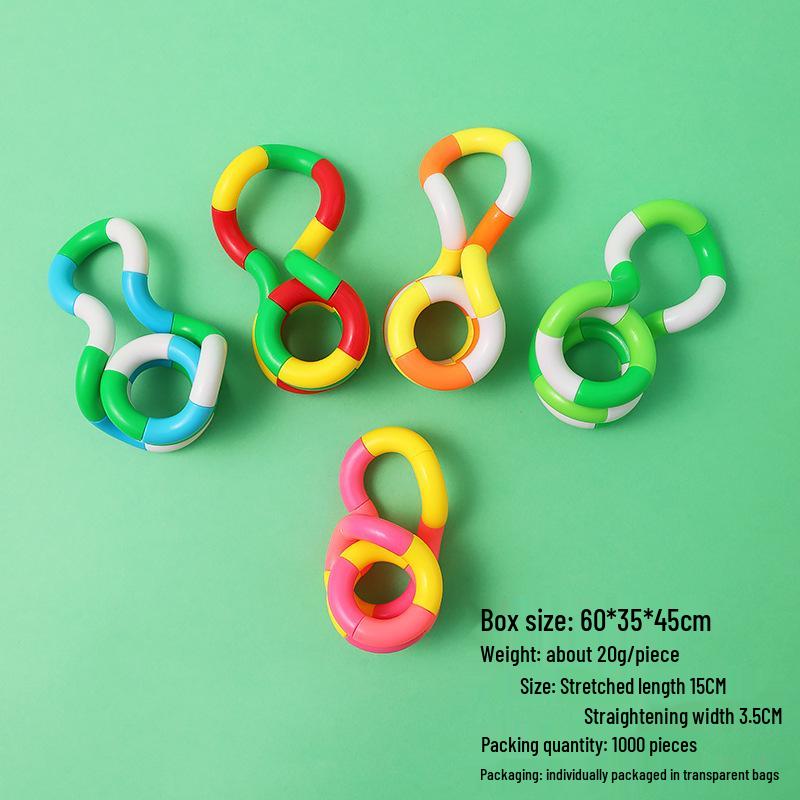 Многоцелевая креативная витая веревка: Образовательная и антистрессовая игрушка для школьников и детей