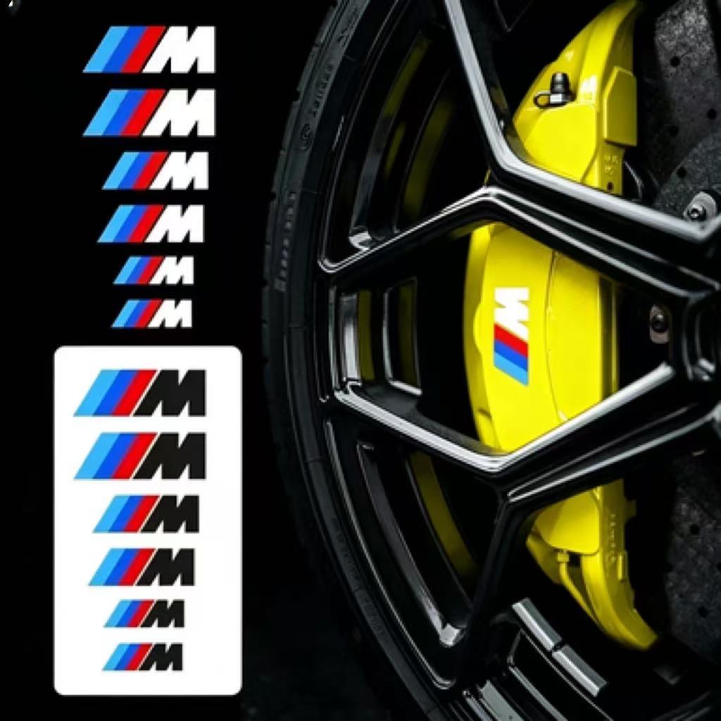1 Juego Pegatinas Con Emblema Decorativo para Caliper de Freno Automotriz Compatible con BMW M E81 E82 E88 E90 E91 E92 E93 F30 E UA7