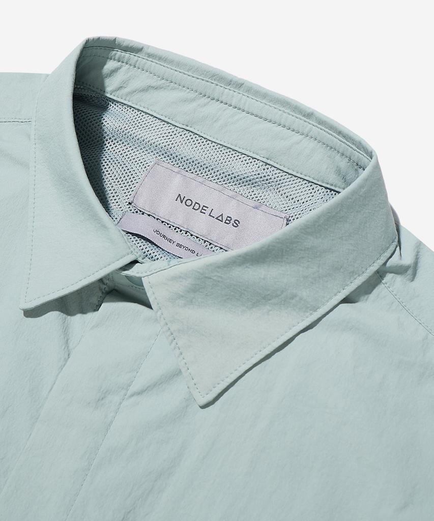 NODE LABS Sonari Oversized Long Sleeve Outdoor Shirt_Nile/Green
