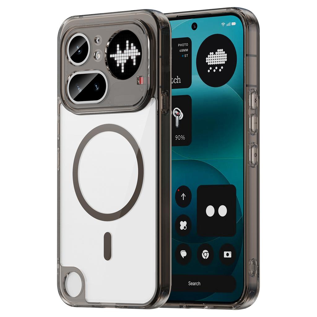 Нескользящий Прозрачный Магнитный Чехол Fundas Для Nothing Phone 4A Pro A069P 6,83 дюйма Мягкий TPU Каркас Акриловая Ударопрочная Крышка