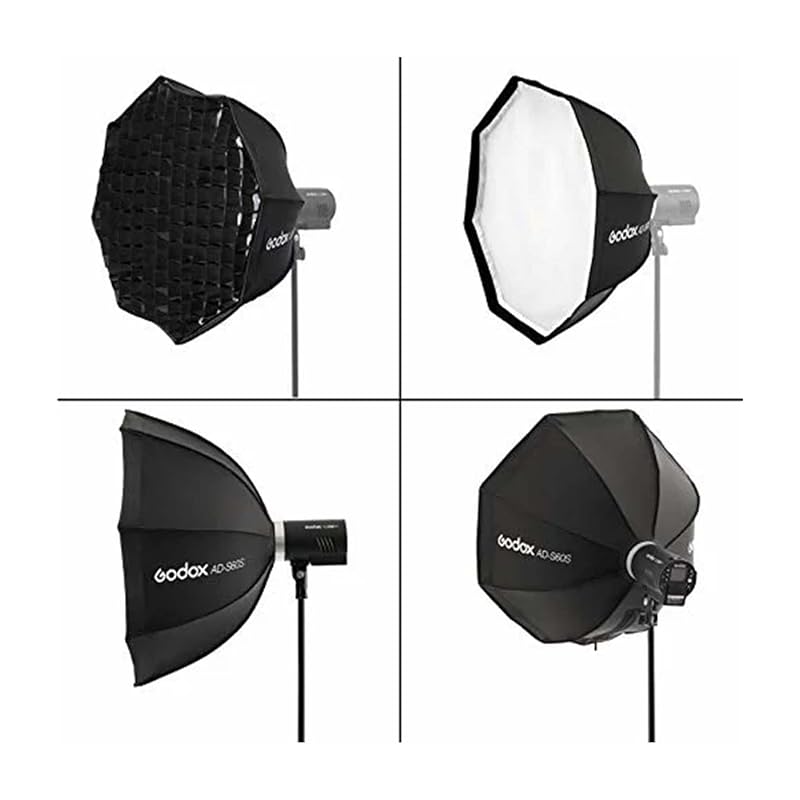 [Авторизованный японский дистрибьютор] Godox AD-S60S ADS60S портативный софтбокс 60 см 23,6 дюйма крепление Godox [ML60iiBi/ML60/ML60bi/AD300pro/AD400pro]