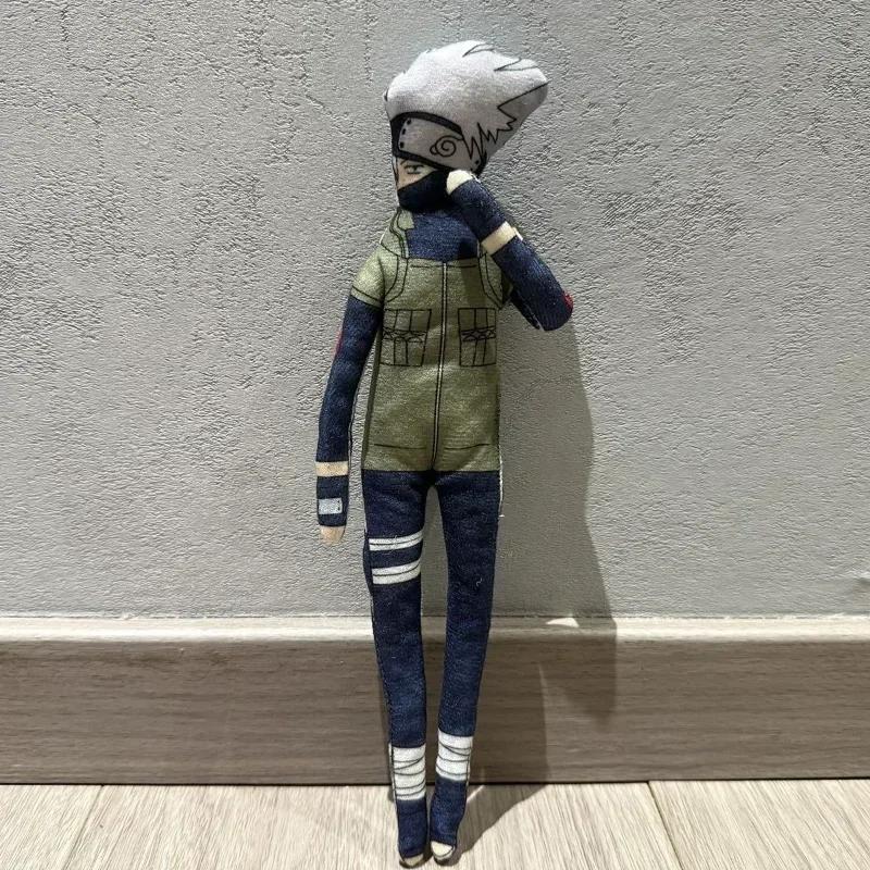 28 см Плюшевая игрушка NARUTO Какаши Аниме Косплей Брелок Хлопковая кукла Тонкая Скручивающаяся форма Комната Абстрактная модель Декорация Подарок Игрушка