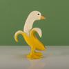 Resin Banana Duck Figurines Unique Animal Ornaments Creative Cartoon Banana Duck  Decor Accessories