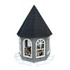 Castle Birds Feeder Weather-proof Multi-functional Outside Metal House Hummingbird Feeding Device Outdoor Garden Yard Decoration