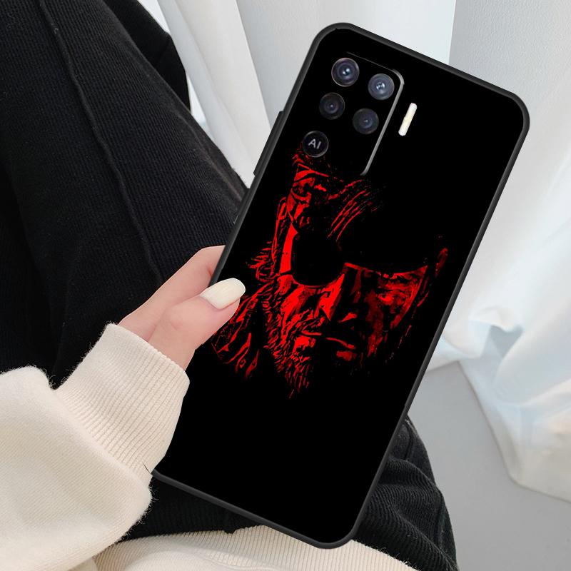 Металлический корпус Metal Gear Solid для Oppo A17 A57 A77 A40 A78 A54 A74 A94 A76 A16 A96 A18 A60 A80 A38 A58 A98 A15 A5 Pro
