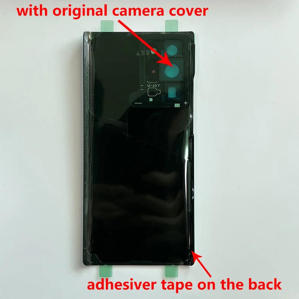 Задняя крышка корпуса для Samsung Galaxy Note 20 Ultra Задняя стеклянная крышка + Инструменты