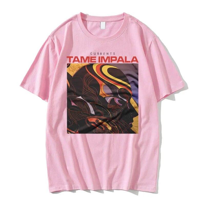 Tame Impala Графическая футболка Tame Arctic Monkeys футболка унисекс женская винтажная футболка в стиле Харадзюку в стиле панк унисекс хип-хоп большие футболки