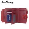 Baellerry Women Fashion Short Wallets PU Leather Coin Purse Zipper Purses Card Holder Wallet