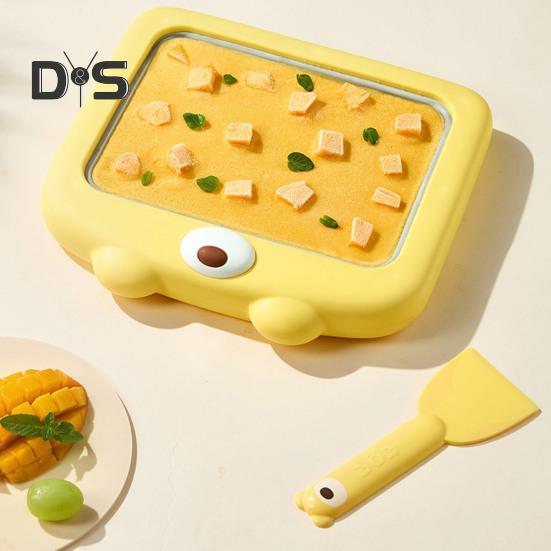 Ручная машина для приготовления мороженого, неэлектрическая машина для приготовления йогурта и щербета со скребком, портативный инструмент для приготовления десертов для детей и семейного отдыха, экологически чистый