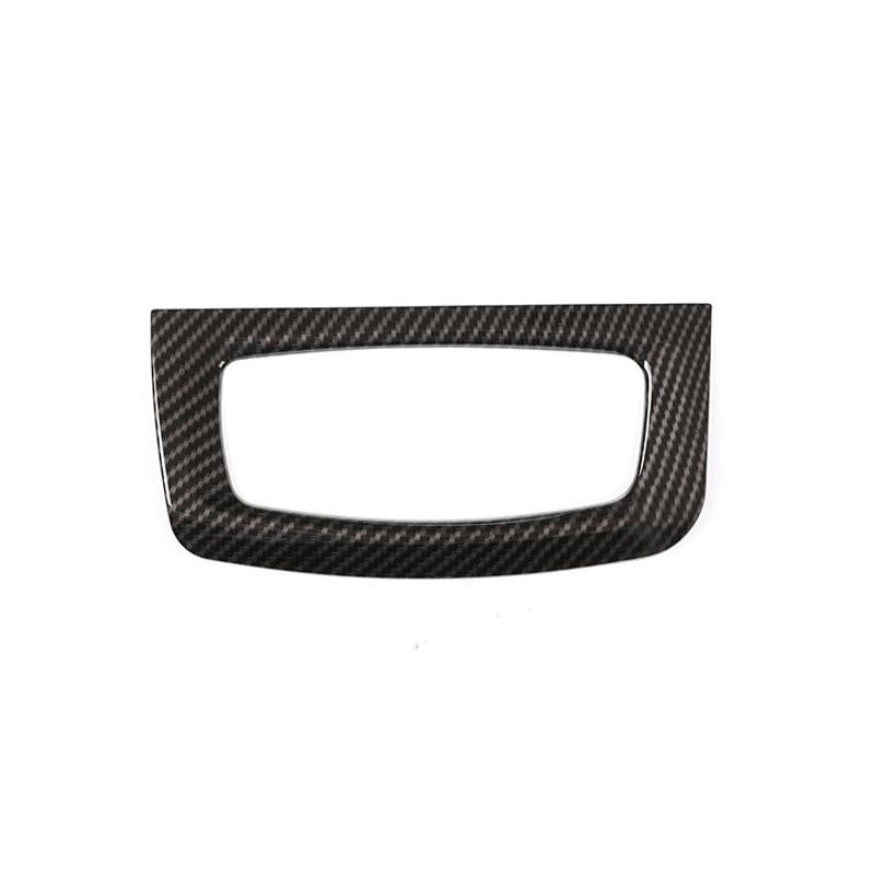 Car Carbon Texture Interior Headlight Switch Frame Cover Sticker Trim For BMW X5 X6 F15 F16 2014 2015 2016 2017