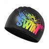 Men Silicone Waterproof Swimming Caps Ear Protection Solid Color Printed Swim Caps for Women and Child Pool Accesories