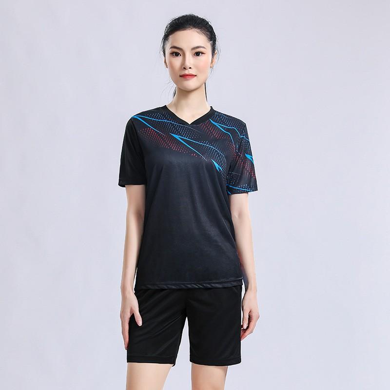 Quick-Dry Kids Badminton Sport Set Breathable Unisex Athletic Shirt Shorts Tennis Table Training Competition