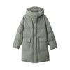 MUJI Водоотталкивающий пуховик BD0YZA4A Дымчато-зеленый S Женский Женский Женский