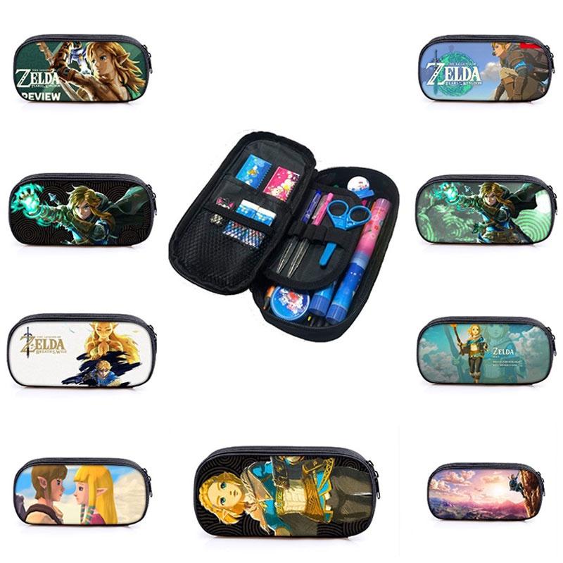 Пенал мультяшный Легенда о Зельде Королевство слез Прочный и дышащий полиэстеровый материал
