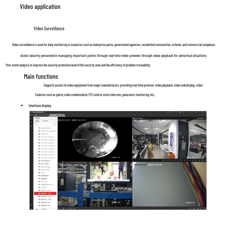 Hikvision iSecure Center Integrated Security Software CN plug (adapter included)
