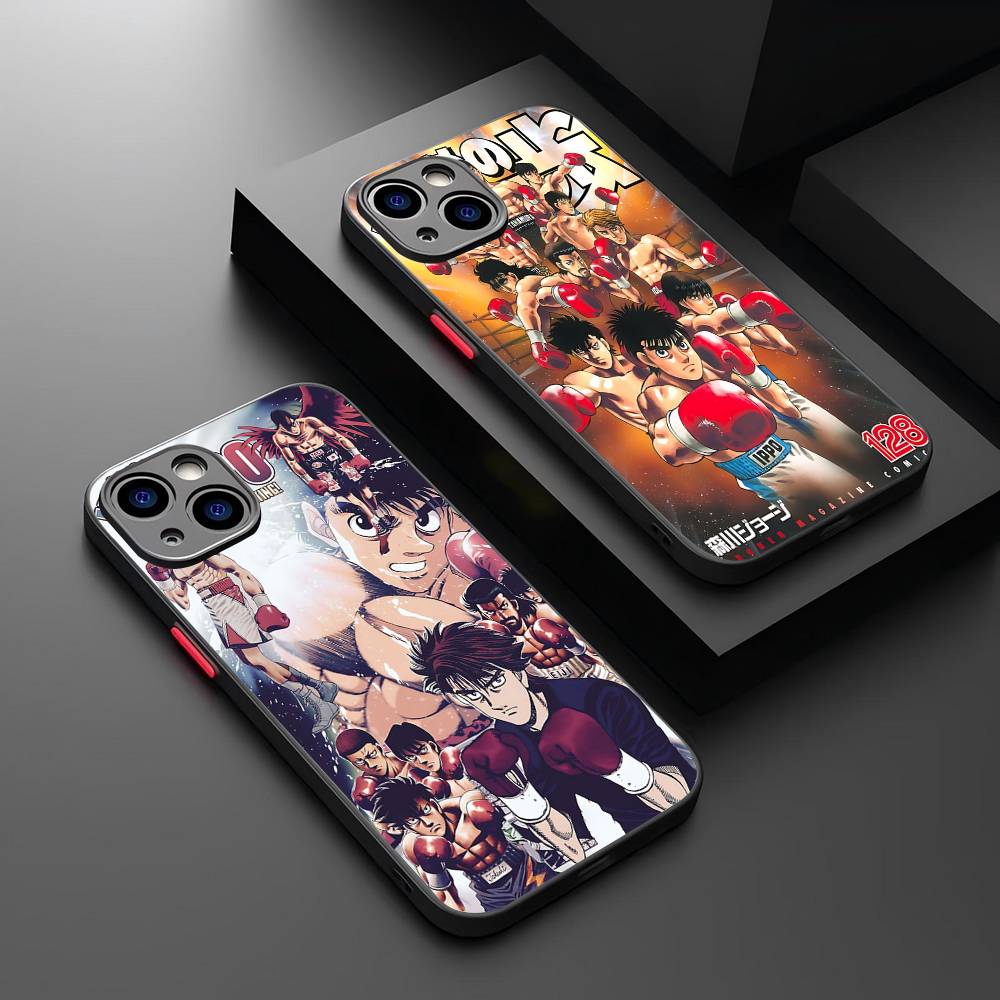 Чехол для телефона Аниме H-Hajime N-No I-Ippo Для IPhone 16e 16 15 14 13 12 11 Pro Max X XS Max Plus Матовый Прозрачный
