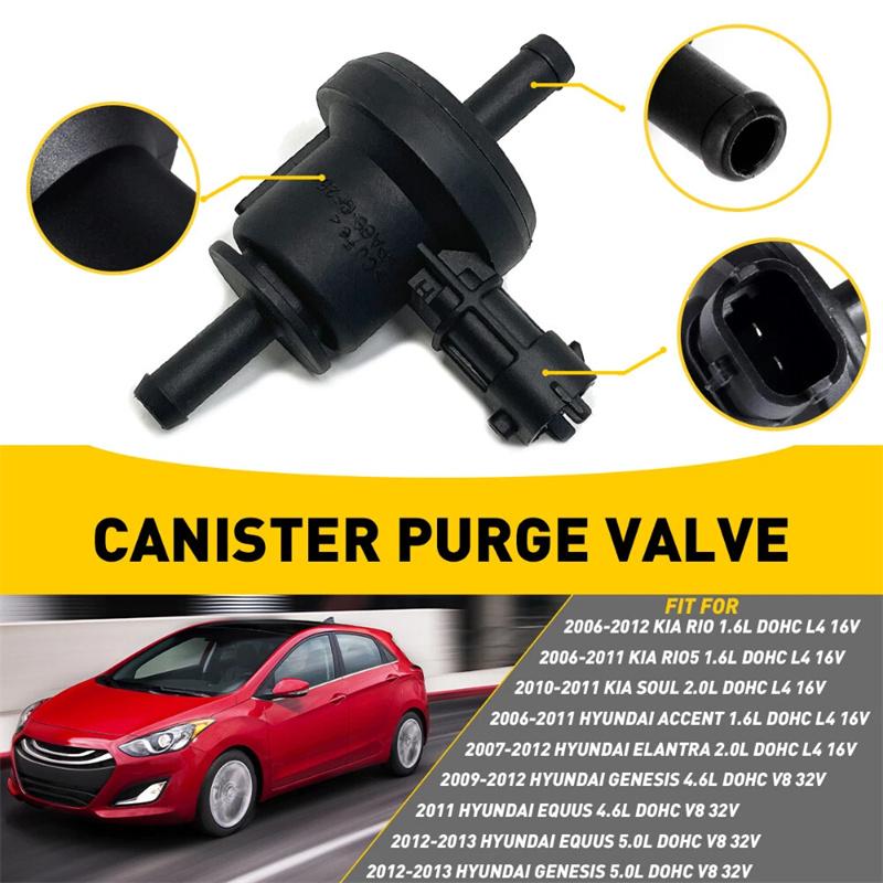 Vapor Canister Purge Solenoid Valve 28910-26900 For Hyundai 06-14 Kia 06-11 Dodge 06-11 Purge Control Valve 911-808