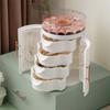 4 Tier Jewelry Organizational Box for Storage Jewlery Necklaces Organizer Rotating Earring Ring Accessory Trays