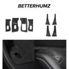 Betterhumz для Tesla Model 3 Model Y Накладка-наклейка на кнопку блокировки двери Наклейки на панель управления стеклоподъемниками автомобиля Наклейки Аксессуары для интерьера