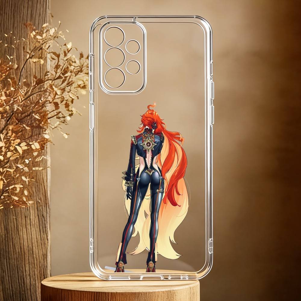 G-Genshin M-Mavika Чехол для телефона Samsung Galaxy A71,A70,A52,A51,A40,A30 Прозрачная крышка