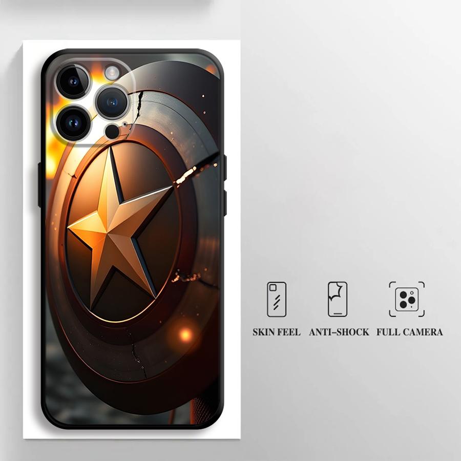 Мягкий чехол для Google Pixel 6a 9 Pro XL 6 Pro 7 Pro 8 Pro 8a 9a 7a Marvel Капитан Америка