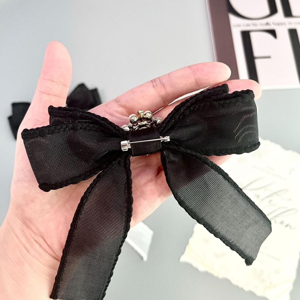 Винтажная брошь-бабочка со стразами и жемчугом, аксессуары для рубашек и платьев в стиле колледж, воротниковый цветок, корейские женские украшения, подарки