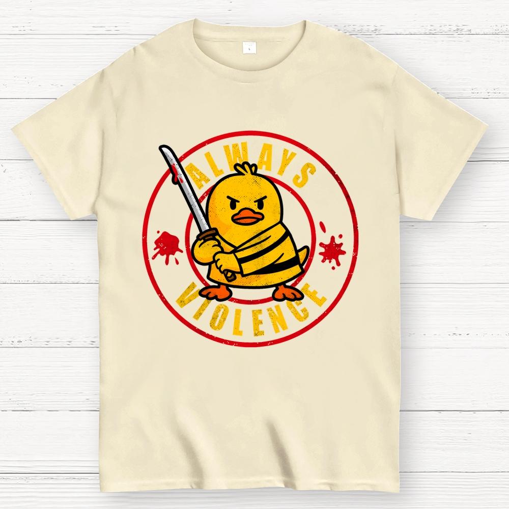 Always Violence Cotton Summer Casual Cool Loose T-Shirt