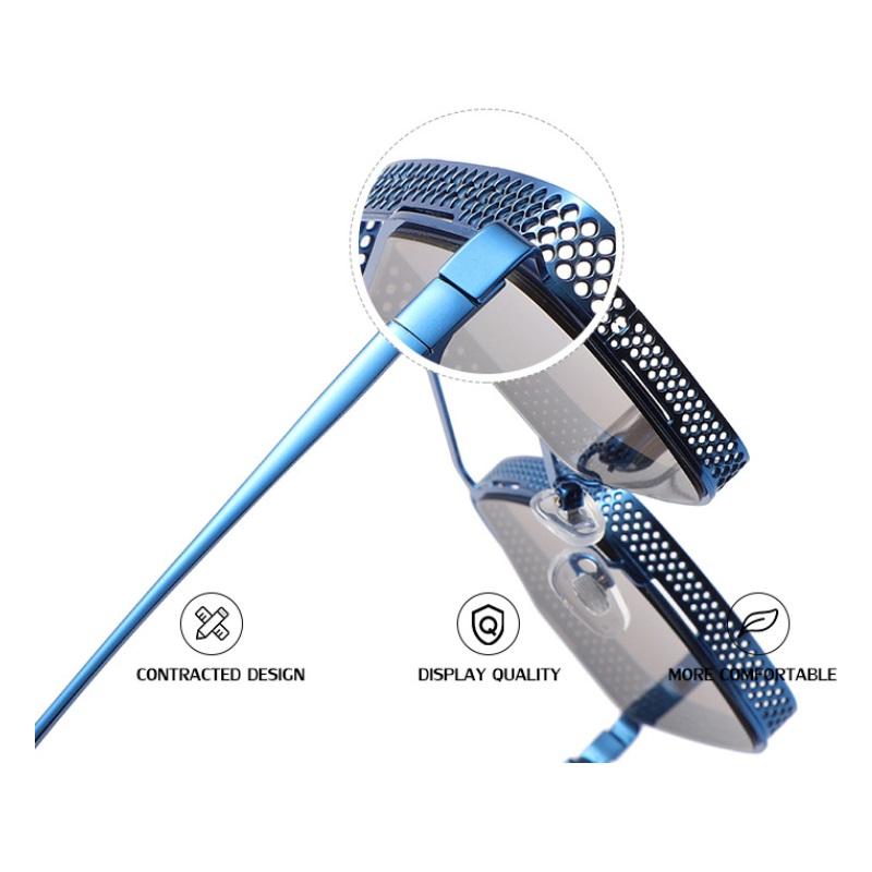 Винтажные Стимпанк Унисекс Солнцезащитные очки Роскошные Дизайнерские Панк Очки Ромбовидная Оправа из Сплава Солнцезащитные очки для Мужчин и Женщин