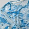 Women's Street Style Short Sleeve T-Shirt Soft Fabric Fresh Blue White, Versatile for Commute, Campus & Casual Vacation