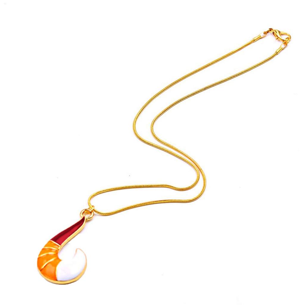 Золотое ожерелье рыболовный крючок милой формы кошачий хвост с колокольчиком женские ожерелья