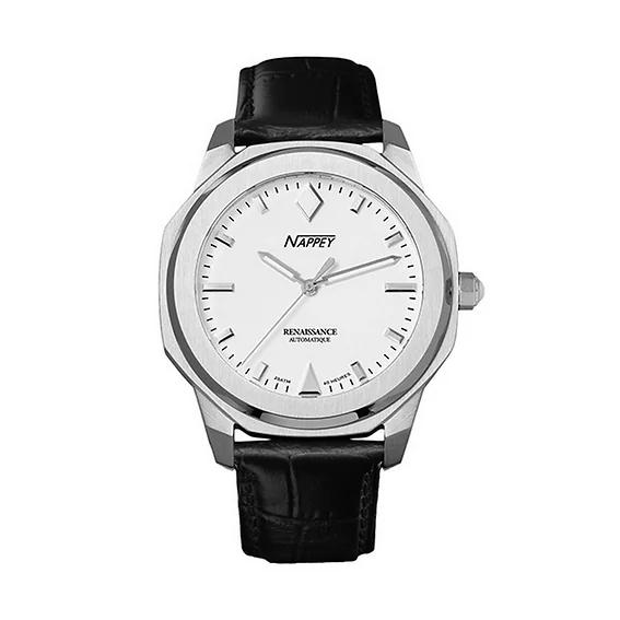 Nappey Часы Renaissance Steel And White Automatic NY41-AD2M-3B6A 200M Unisex