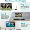 Цифровая ТВ-антенна HDTV на присоске, Вертикальная антенна для наземных волн, Универсальная комнатная/уличная ТВ-антенна для приема сигнала высокой четкости