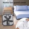 Защитная сетка для вентилятора, безопасная для детей, для оконного ящика, промышленного вентилятора, универсальная, пыленепроницаемая, простая установка, полиэстер