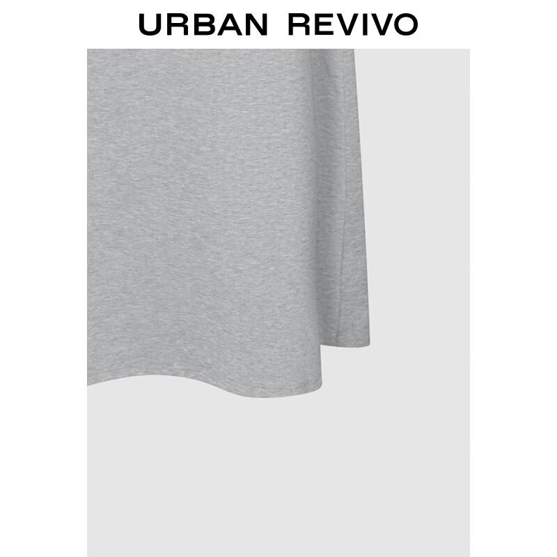 UR 2025 Осеннее Женское Повседневное Платье с Поясом и Круглым Вырезом