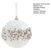 Christmas Ball Ornaments Glitter Sequin Faux Pearl Hanging Ball Decoration Shatterproof Foam Ball Christmas Tree Ornaments