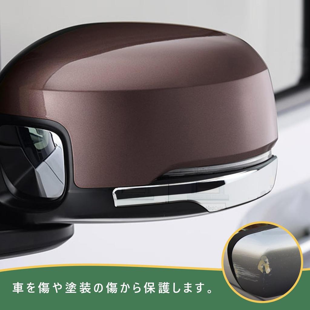 Боковые зеркала MARCHFA, Накладка под зеркало двери для нового N-BOX Custom (JF5/JF6), Внешние детали для тюнинга, изготовлены из АБС-пластика, посеребрены