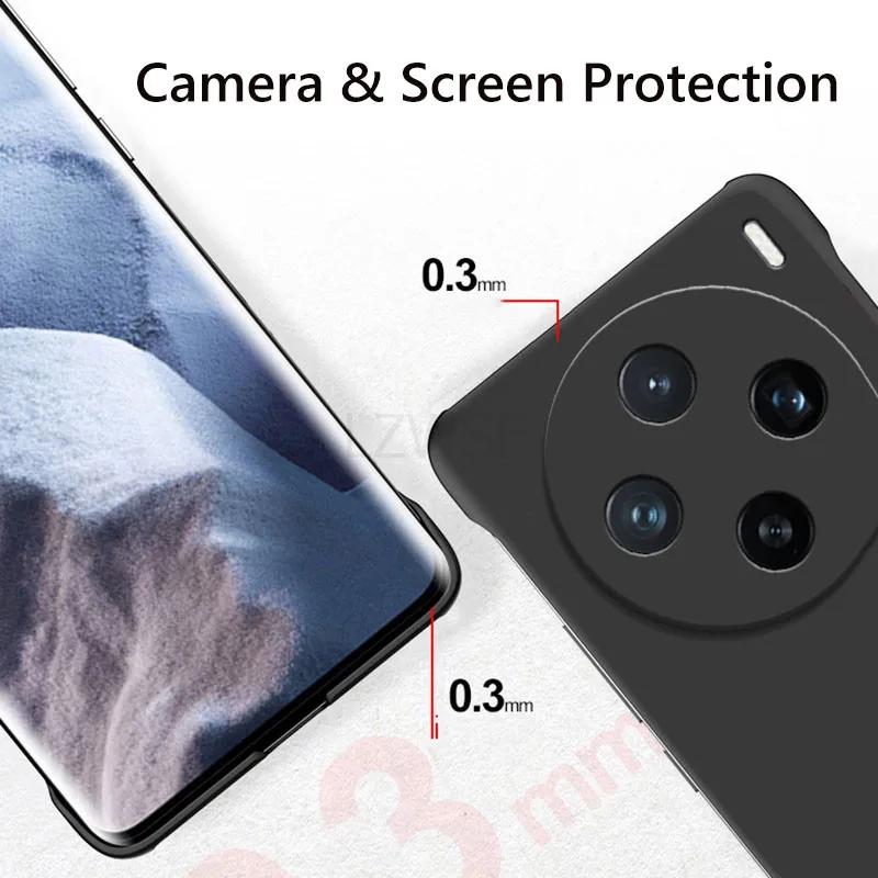 Безрамочный Тонкий Матовый Жесткий Чехол-Накладка Skin На Для VIVO X200 Pro Mini VIVOX200 Pro G Ударопрочный Fundas Coque