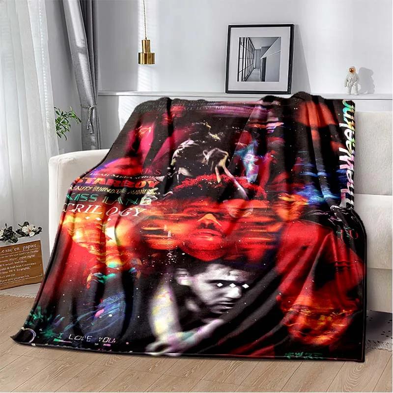 New Singer Star TThe Weeknd Soft Plush BlanketFlannel Blanket Throw Blanket for Living Room Bedroom Bed Sofa Picnic Cover Kids