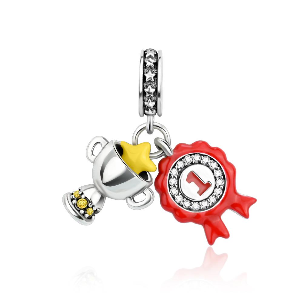 Медно-красная серия Шармы-бусины в форме сердца Подходят для оригинальных браслетов Бусины на удачу Для изготовления ювелирных изделий Сделай сам