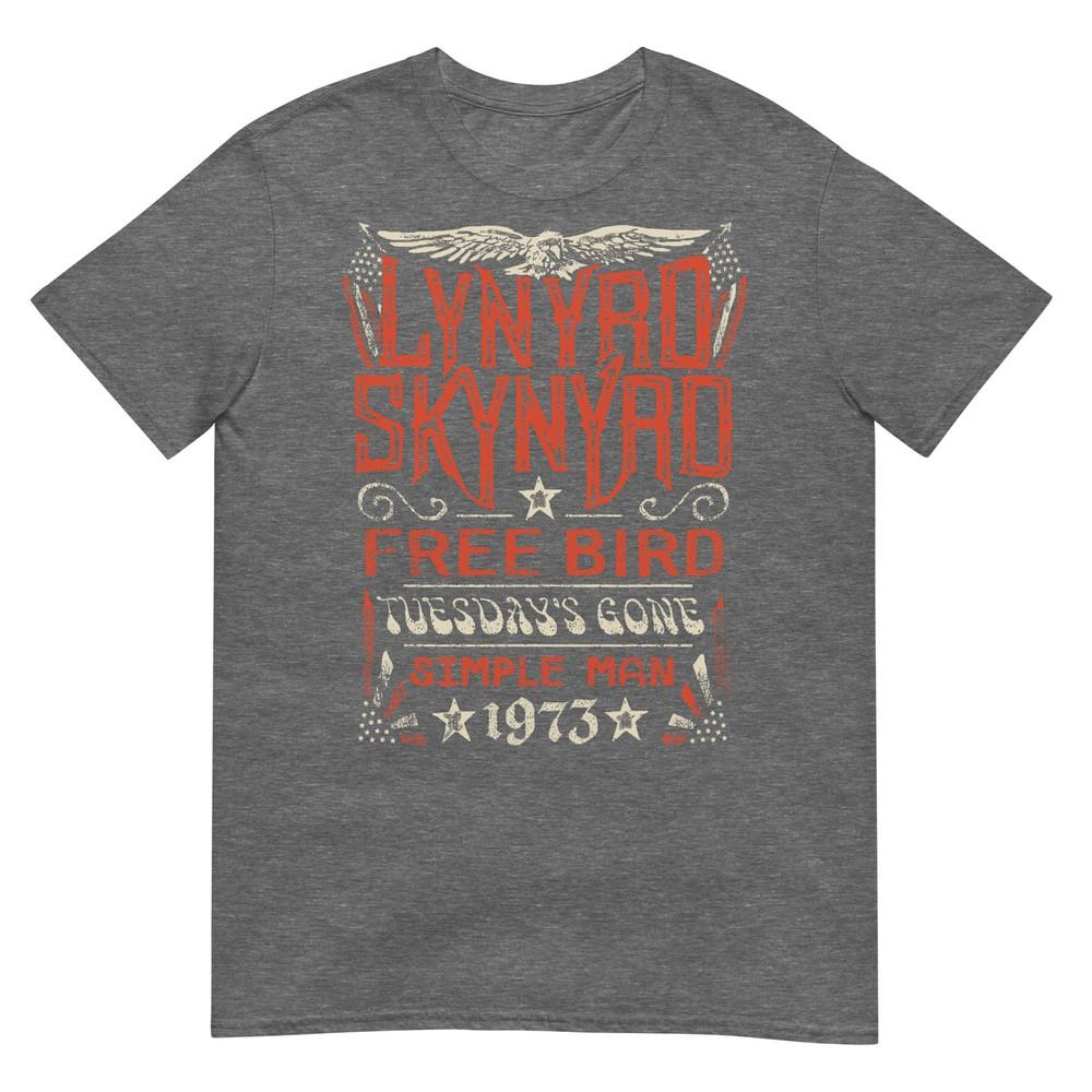 Lynyrd Skynyrd Free Bird Tuesdays Gone Simple Unisex Songs Tshirt
