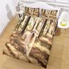 Duvet Covers 3-Piece Animal Dog Style Bedding Set 3D Quilt Cover Pillow Case, Full Queen Summer Comforter Set Home Dormitory