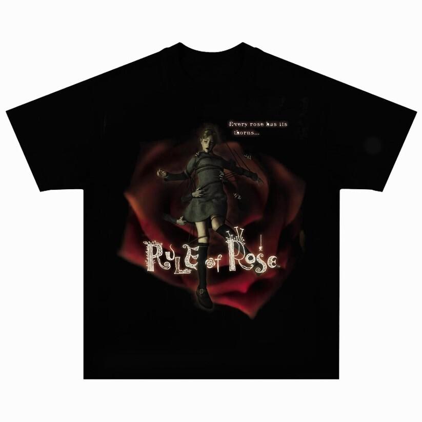 New 2006 Rule Of Rose Graphic Tee Video Game Gaming Bootleg Shirt Gift for Fan