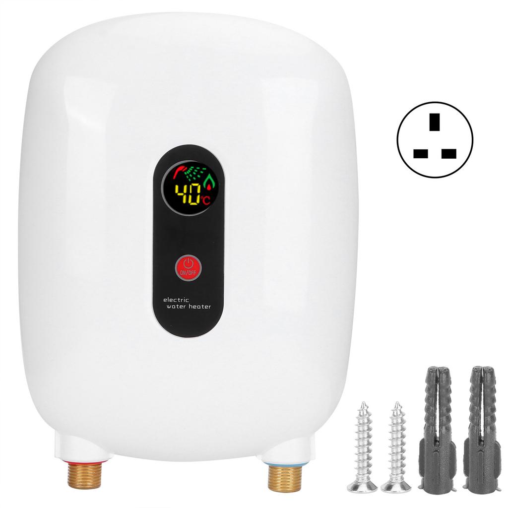 Мини-водонагреватель электрический с фиксированной частотой нагрева воды для ванной комнаты и душаAU Plug