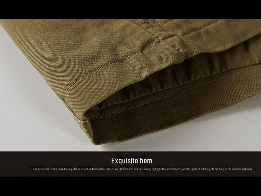 Мужская куртка средней длины свободного кроя на весну и осень — большой размер, повседневный стиль для мужчин среднего возраста