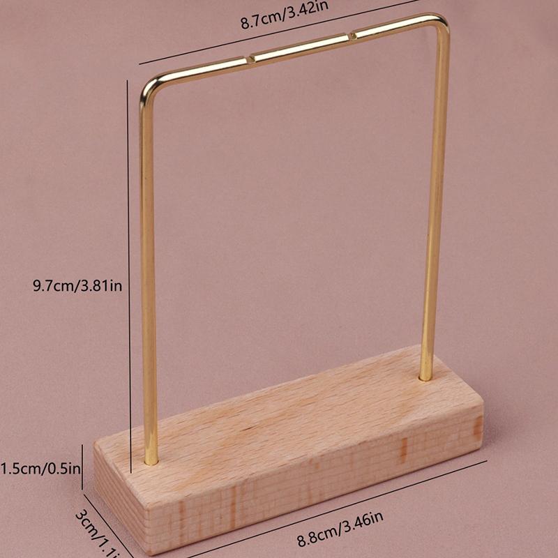 Jewelry Display Stand Bracelet Earring Necklace Storage Wood Base Rack Jewellery Organizer Holder Photo Props Home Decoration