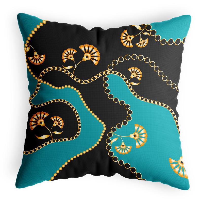 Наволочка Декоративная Полиэстер Лен Сатин Сатин Домашний Стиль Чехол для Подушки Автомобильная Подушка для Спины Наволочка Диван