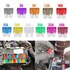 140PCS 2A 40A Automotive Standard Medium Auto Holder Car ATO Plug in Blade Fuse Assortment Boat Motorcycle Truck
