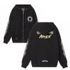 845 CHROME HEARTS 2025 Autumn and Winter New Plus Size Classic Style Logo Zipper Hooded Sweatshirt, Suitable for Couples To Wear