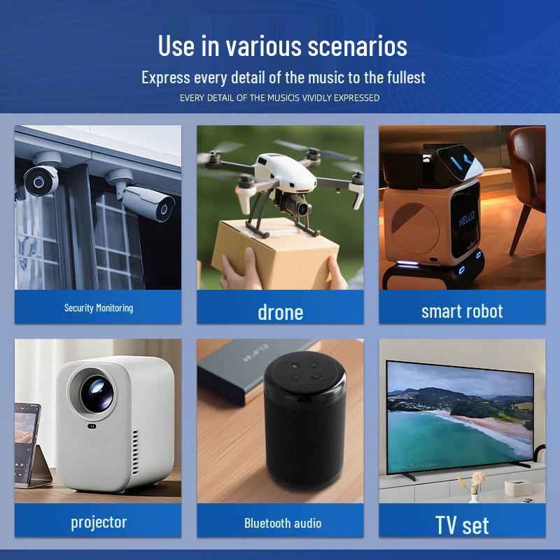 JingGeYuan 5757 4 Ом 5 Вт Мультимедийный Двойной Магнит 2-дюймовый Полнодиапазонный Динамик-Рупор